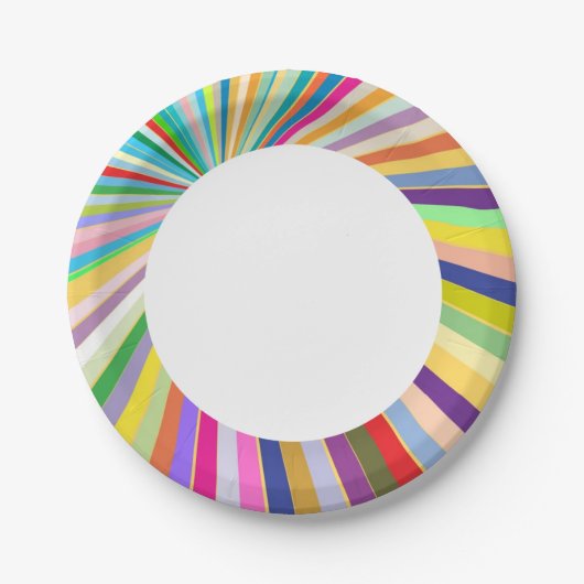 Achtergrond, vers gestript papieren bordje (Voorkant)