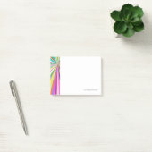 Achtergrond, vers gestript post-it® notes (Kantoor)
