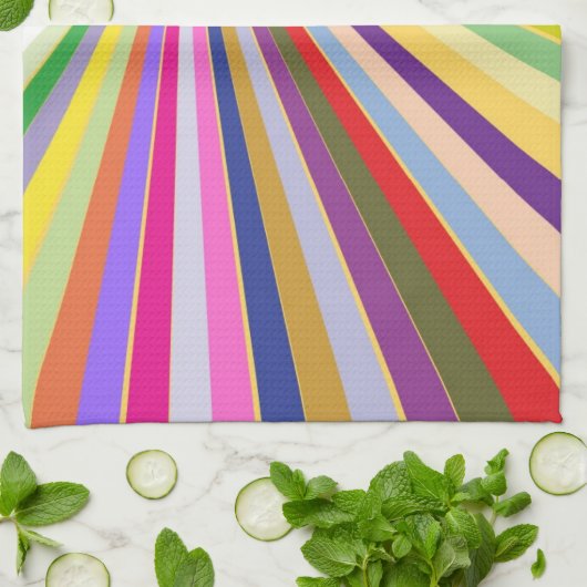 Achtergrond, vers gestript theedoek (Gevouwen)