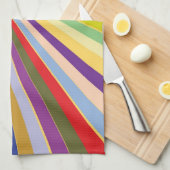 Achtergrond, vers gestript theedoek (Quarter Fold)