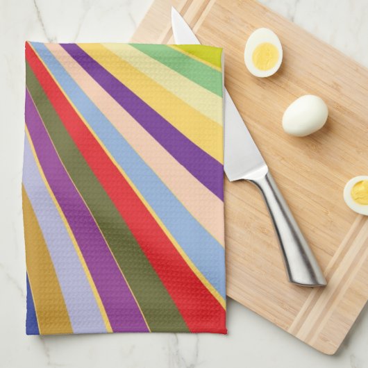 Achtergrond, vers gestript theedoek (Quarter Fold)