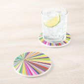 Achtergrond, vers gestript zandsteen onderzetter (Zijkant)