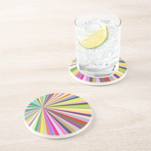 Achtergrond, vers gestript zandsteen onderzetter (Zijkant)