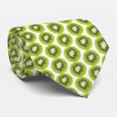 Achtergrond verse kiwi's. Rond snijdpatroon Stropdas (Opgerold)