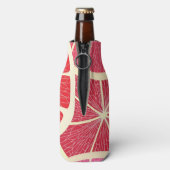 Achtergrond vintage pompelmoes flesjeskoeler (Fles Achterkant)