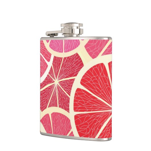 Achtergrond vintage pompelmoes heupfles (Links)