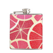 Achtergrond vintage pompelmoes heupfles (Voorkant)