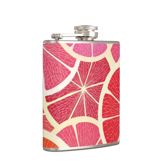 Achtergrond vintage pompelmoes heupfles (Rechts)