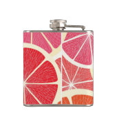 Achtergrond vintage pompelmoes heupfles (Achterkant)