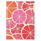 Achtergrond vintage pompelmoes klembord (Achterkant)