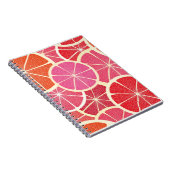 Achtergrond vintage pompelmoes notitieboek (Rechterzijde)