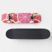 Achtergrond vintage pompelmoes skateboard (Horizontaal)