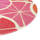 Achtergrond vintage pompelmoes snijplank (Hoek)