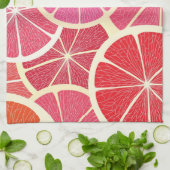 Achtergrond vintage pompelmoes theedoek (Gevouwen)