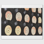 Achtergrond vinylrecords cadeaupapier (Vlak)