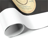 Achtergrond vinylrecords cadeaupapier (Rol Hoek)
