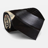 Achtergrond vinylrecords stropdas (Opgerold)