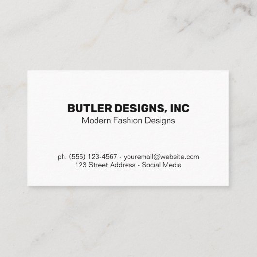 Achtergrond Visitekaartje (Achterkant)