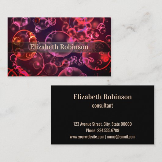 Achtergrond Visitekaartje (Voorkant / Achterkant)