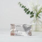 Achtergrond Visitekaartje accountant (Staand voorkant)