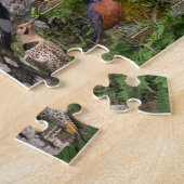 Achtergrond vogels uit Connecticut Legpuzzel (Zijkant)