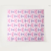 Achtergrond voor 1-jarig verjaardagsmeisje, stap-v wandkleed (Voorkant (horizontaal))