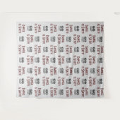 Achtergrond voor 60e verjaardagsfeest | Step en he Wandkleed (Voorkant (horizontaal))