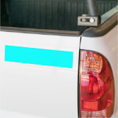 Achtergrond voor Aqua-kleur Bumpersticker (Op Truck)
