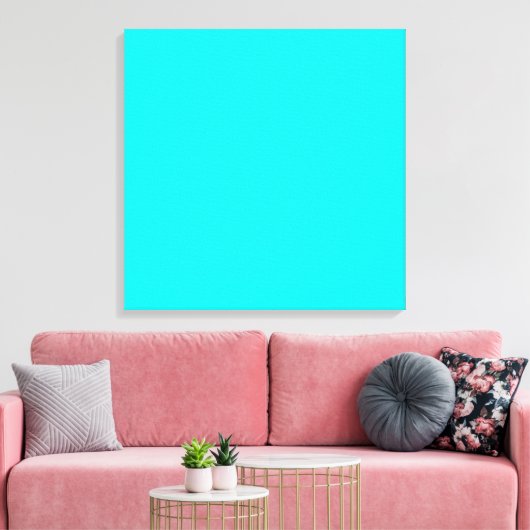 Achtergrond voor Aqua-kleur Canvas Afdruk (Insitu (Woonkamer))