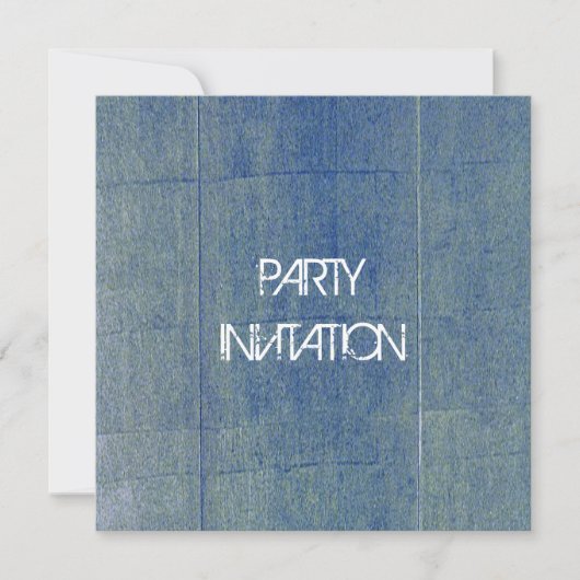 Achtergrond voor blauwe denim kaart (Voorkant)