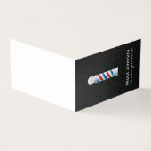 Achtergrond voor de benoeming van Barber Pole Visitekaartje (Buitenkant)