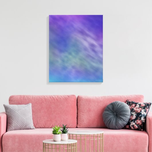 Achtergrond voor diepgaande regenboogkleurige heme canvas afdruk (Insitu (Woonkamer))