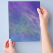 Achtergrond voor diepgaande regenboogkleurige heme flyer (Hand)