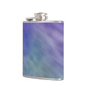 Achtergrond voor diepgaande regenboogkleurige heme heupfles (Links)