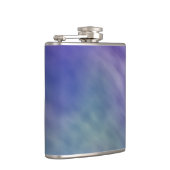 Achtergrond voor diepgaande regenboogkleurige heme heupfles (Rechts)