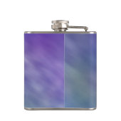 Achtergrond voor diepgaande regenboogkleurige heme heupfles (Achterkant)