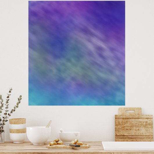 Achtergrond voor diepgaande regenboogkleurige heme poster (Keuken)