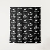 Achtergrond voor eindexamenfoto CLASS OF 2020 Wandkleed (Voorkant)