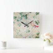 achtergrond voor films en voor vogels vierkante klok (Huis)