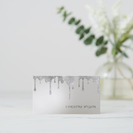 achtergrond voor foliewinning visitekaartje (Staand voorkant)