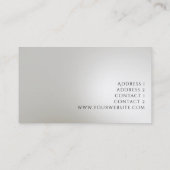 achtergrond voor foliewinning visitekaartje (Achterkant)