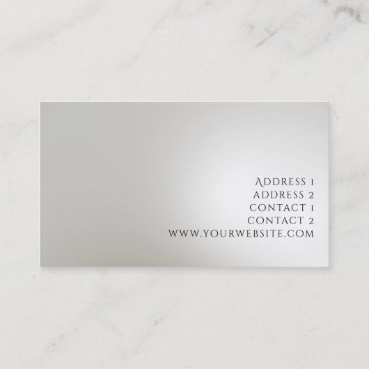 achtergrond voor foliewinning visitekaartje (Achterkant)