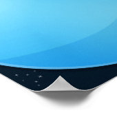 Achtergrond voor foto's van een raket-verjaardagsf poster (Hoek)