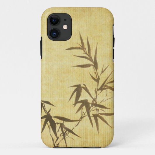Achtergrond voor gegrepen bamboepapier Case-Mate iPhone case (Achterkant)