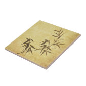 Achtergrond voor gegrepen bamboepapier tegeltje (Zijkant)