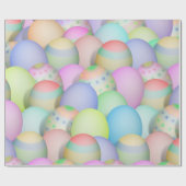 Achtergrond voor gekleurde paaseieren cadeaupapier (Vlak)