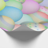 Achtergrond voor gekleurde paaseieren cadeaupapier (Hoek)