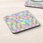 Achtergrond voor gekleurde paaseieren drankjes onderzetter (Linkerzijde)