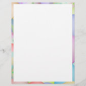 Achtergrond voor gekleurde paaseieren flyer (Achterkant)