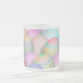 Achtergrond voor gekleurde paaseieren matglas koffiemok (Center)